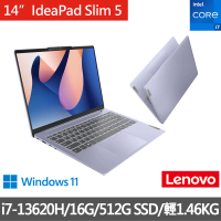 Lenovo Office 2021★14吋i7輕薄筆電(IdeaPad Slim 5/82XD007HTW/i7-13620H/16G/512G/W11)