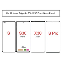 Touch Screen Panel for Motorola Edge S Pro S30 X30 XT2175 XT2201,Front Outer Glass Panel Cover ,With OCA