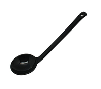 日式火鍋勺仿瓷勺黑色火鍋勺大湯勺長柄豆撈勺仿瓷餐具廚房用具