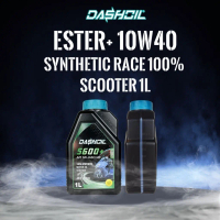DASHOIL ESTER+ S600+ 4AT 10W40 1L FULLY ESTER SYNTHETIC SN MINYAK HITAM MOTOR SCOOTER NMAX VARIO NVX
