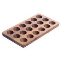 Wooden Egg Tray Egg Holder Serving Tray Storage Tool Egg Platter Egg Rack for