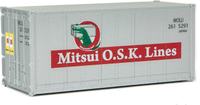 Mini 現貨 SceneMaster 949-8657 HO規 Mitsui OSK Lines 20呎 貨櫃 灰