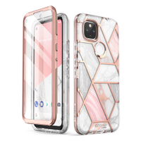 i-Blason Cosmo 適用於 Google Pixel 4A 保護殼 5G(2020 )保護套,帶內置屏幕保護膜