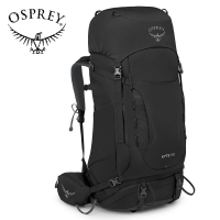 【Osprey】Kyte 58 輕量登山背包 附背包防水套 女款 黑色(健行背包 徙步旅行 登山後背包)