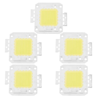 5X 50W LED Driver Waterproof IP67 Power Supply High Power Adapter + 50W LED Chip Bulb Energy Saving For DIY Daylight