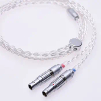 Hi-end 8 Cores 5n Silver Plated Headphone Upgrade Cable for Focal Utopia Ultrae