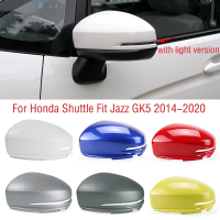 Kailey สำหรับ Honda Fit Jazz Shuttle GK5 รุ่นปี 2014-2018 2019 2020 ฝาครอบกระจกมองข้างด้านนอก ฝาครอบ