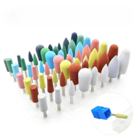 Rubber Silicone Milling Cutter for Manicure Stones Nail Drill Bit Machine Accessories Buffer Polisher Grinder Tool