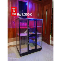 Kandang kucing 2 kamar tingkat 2