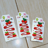 JEPIT SET MOTIF CHERRY 3 SET JEPIT RAMBUT ANAK JEPIT TIPTOP