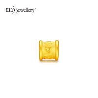 MJ Jewellery 3D 999.9/24K Pure Gold Six Word Mantra Charm B603