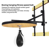 Boxing Speed Ball Pear Shape PU Speed Bag Boxing Punching Bag Swivel Speedball Exercise Fitness Training Ball