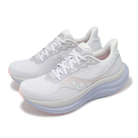 Saucony 慢跑鞋 Triumph 23 女鞋 灰 紫 緩震 輕量 厚底 運動鞋 索康尼 S11023243