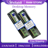 DDR3 2GB 4GB 8GB Desktop Memory 1066 1333 1600 MHz PC3 8500U 10600U 12800U 240Pins PC4 17000 19200 21300 266PIN DDR4 UDIMM RAM