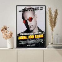 Natural Born Killers Classic Movie Poster Canvas Print Wall Painting Home Decoration ( No Frame )