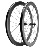 Full 700C 50mm Depth Carbon Fiber Wheelset Disc Brake Road Bicycle U Shape Tubeless Wheels UD Matte