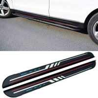 2Pcs Fits for Honda Vezel HRV HR-V 2022 2023 Aluminum Fixed Running Board Side Step Pedal Side Tube Nerf Bar Platform