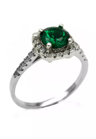 Elfi ELFI Green Jane 925 Silver Ring - P47(G)