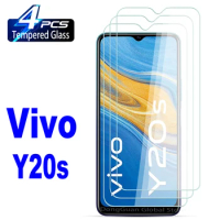2/4Pcs HD Tempered Glass For Vivo Y20s Y22 Y20i Y75 Y12S Y35 Y31 Y55S Y52S Y72 Y76 5G Screen Protector Glass
