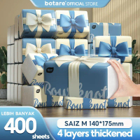 【20 Pek】Botare Tissues Air-Cushion Deluxe Comfort Thick Tissue Paper 4-Ply (400 Sheets x 20 Packs) F