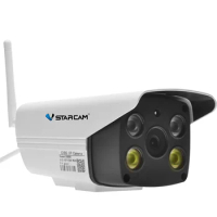 Vstarcam C18s 3MP 1296P Full Color IP Bullet Camera AI Humanoid Smoke Alarm Absent Detection Intercom Baby Monitor