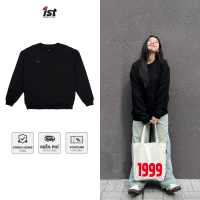 Áo Sweater Nỉ Cổ Tròn - 1st Football Store - Nam Nữ - Unisex - Menswear Women Top Đen Hoodie Heart
