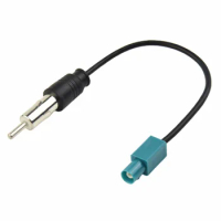 2pcs Car FM AM Stereo Radio Antenna Adapters Cables For -Fakra Z Female To Din Female -Fakra Z Male To DIN Male Adapters