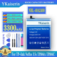 YKaiserin NBL-40A2400 Battery For TP-link Neffos Y5s TP804A TP804C Mobile Phone NEW 3300mAh Battery Batteria + Free Tools