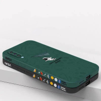 Sarung Samsung A50 / A30S / A50S, warna pepejal Samsung A30S / A50S / A50 Ilustrasi ruang Sarung tel