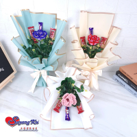 Bouquet Bunga Coklat / Flower Bouquet / Chocolate Bouquet Murah / Bouquet Flower Pipe cleaner Bunga