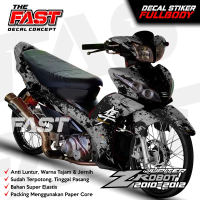 BISA COD Decal Jupiter Z Robot Full Body Robot Racing Variasi Hitam Stiker Jupiter Z Robot Full Body