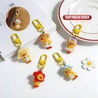 OEM SK-C1553 Gantungan Kunci Bebek Lucu Aesthetic / Ganci Keychain Duck Imut Karakter Cute Gantungan