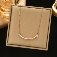 Kalung Titanium Emas ANTI KARAT  Kalung Perhiasan Wanita Tidak Luntur Dan Anti Karat