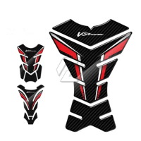For Suzuki V-Strom 250 650 1000 1000XT 3D Carbon-look Motorcycle Tank Pad Protector Sticker