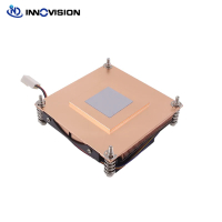 ฮีทซิงค์ระบายความร้อนแบบแอคทีฟสำหรับซีพียู LGA1200 LGA1150 1151 1155 1156 1200 1U พร้อมพัดลมความเร็ว