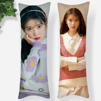 Long Pillowcase Lee Ji Eun IU KPOP Body Star Pillow Cover Men Women Home Bedroom Rectangle Sleep Decoration Accessories 1102