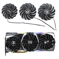 3 fans PLD09210S12HH PLD10010S12HH 85MM 95MM suitable for MSI GeForce RTX2070S 2080 2080S 2080ti GAMING X TRIO graphics card