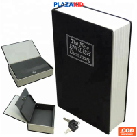 Brankas Buku Kamus Kotak Penyimpanan Kunci Manual Brankas Buku Anti Maling Rahasia