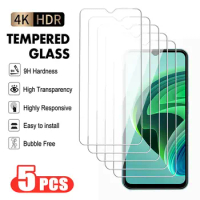 5Pcs Full Cover Tempered Glass For Redmi 11 Screen Protector Redmi Note 11T 11S 11E 11SE 11 Pro Plus Transparent Protective Film