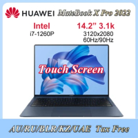 HUAWEI MateBook X Pro Laptop 14.2Inch i7-1260P 16GB 512G/1TB Iris Xe Netbook 3.1k Primary Color Full Screen Notebook PC Computer