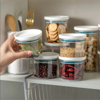BIZMART-I JD Toples Plastik Penyimpanan Makanan Kedap Udara Storage Jar 250ml - SL-250