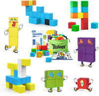 Magnetic Blocks Magworld Building Blocks Edition STEM Educational Montessori Sensory Learning Toddle