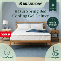 Kasur Spring Bed Zinus Cooling Gel Deluxe Mattress Gratis Ongkir Tempat Tidur In a Box [COD]