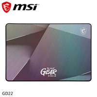 【最高22%回饋 5000點】MSI 微星 Agility GD22 GLEAM EDITION 彩虹膜電競滑鼠墊