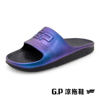 G.P涼拖鞋 【AQUOS】透氣防滑排水機能拖鞋 太空藍 (A5221) GP 拖鞋 室內拖鞋