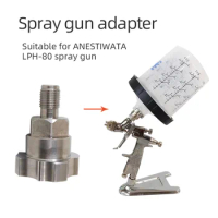 Suitable For Iwata Small Repair LHP-80 Pronq RH90 Spray Gun Disposable Wash Free Pot Stainless Steel Adapter