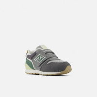 【NEW BALANCE】童鞋 996 寬楦 小童 黑水泥 雲杉亮綠 魔鬼氈 學步鞋(IZ996RB3-W)