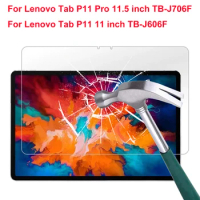 9H Tempered Glass Membrane For Lenovo Tab P11 Pro 11.5 TB-J706F Screen Protector P11 11 Inch TB-J606F Tablet Protective Film