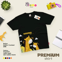 Kremo Kids Kaos Cotton Combed 24's Jerapah