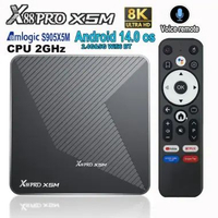 X88 PRO X5M Android 14 TV Box Amlogic S905X5M 4/64GB Wi-Fi Bluetooth Remote Voice
